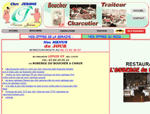 Tablet Screenshot of chez-jerome.fr